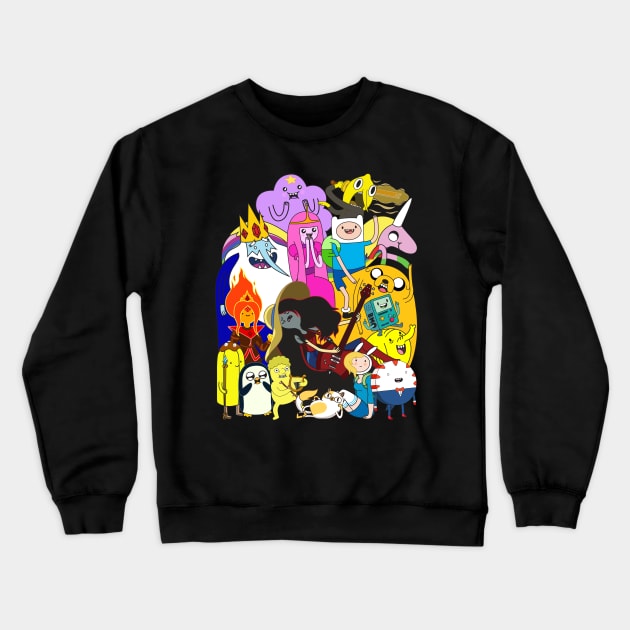 Adventure Time Crewneck Sweatshirt by Plushism